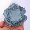 Dekoratif Çiçekler 5 PCS 10 cm Organza Kumaş Şifon Gül Diy Düğün Partisi Ev Dekorasyonları İçin Yapay Çiçek İpek Başı