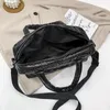 Kvällspåsar kajaker vento marea rymd vadderade kvinnor axelväska för vinterdesigner nylon bomull varm crossbody svarta satchels handväskor 231219