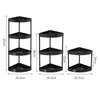 Room Corner Triangle Storage Shelves Space Saving Holder for Laundry Bathroom Kitchen Pantry 231220