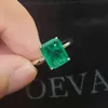 OEVAS Solid 925 Sterling Zilveren Trouwringen Voor Vrouwen Fonkelende Emerald High Carbon Diamond Engagement Party Fijne Sieraden Gift Y254u