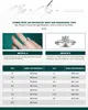 6 Carat Large Diamond Promise Ring, Emerald Cut Moissanite Engagement Rings for Women Wedding Bands, Lover Gifts, 6ct D Color VVS1, White Gold Plated 925 Sterling Silver