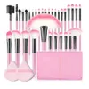 Pincéis de maquiagem 10/32 pcs / conjunto macio macio pó fundação contorno blush corretivo sombra mistura kit ferramentas de beleza 231219