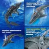 ElectricRC Animais Rc Barco Fist Simulação Navio Controlado por Rádio Animal Barco Elétrico Sem Fio Lancha de Alta Velocidade Mosasaurus Barco Brinquedo Ao Ar Livre Menino 231219