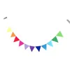 Party Decoration Mur Felt Tull Style Triangle Triangle Circle Children's Children's Children's Room 1 Metter Semiccle Colors Streamers Ins