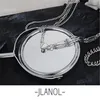 Chaînes Tiktok 1 paire personnalité mode tempérament amour femmes fine aimant collier d'aspiration couple accessoires saint valentin fille cadeau