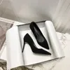 Scarpe eleganti Décolleté con tacco Décolleté Stiletto Punta a punta Elegante Sexy Party Designer Mocassini neri Ufficio Plus Size 43 231219