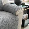 Pluche dikker back-bank deksel vaste kleur anti-stof bank kussen fauteuil slipcover pet kid niet-slip stoel cover home decor 231220