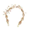 Filles fleurs couronne couronne boutique perles fleurs mariée mariage bandeaux enfants jour concours guirlande femmes cheveux accessoires Z6179