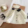 Girl's Dresses Baby Girls Cotton Jacket Dress 0-5 Years Old Winter Children's Clothing Cute Baby Girl Collar Skirt Kids Toddler Winter Clothing