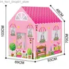 Speelgoedtenten draagbare kinderen tent vouwen kinderen tenten spelen huis groot playhouse indoor outdoor tent kerst verjaardagscadeau voor kinderen jongens meisjes Q231220