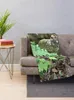 Blankets Fern Forest Floor / Mossy Cover Rocks Lush Plants Throw Blanket And Throws For Sofa Thin