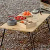 Camp Furniture Outdoor Bambus Klapptisch Garten Freizeit Grill Schnelle Lagerung Bequemes Tragen Camping Picknick