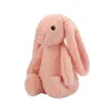 Bunny Plush Toy 35cm Cartoon Soft Long Ear Rabbit fylld Animal Plush Doll Birthday Valentine's Day påskgåvor till barn Vuxna flickvän