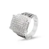 Band Rings Cable Ring Diamond and Men Luxury Punk Zircon Party Fashion Ring for Women232s