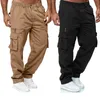 Men s Jeans 2023 Men Cargo Pants Summer Work Trousers Stretch Waist Loose Multi Pocket Casual Sports Outdoor Wearing 231219