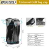 Allgemeines Modell Golfbeutel Kappe wasserdichte staubfeste Schutzhutabdeckung Verstellbarer Magic Stick Transparent 231220