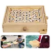 3D quebra-cabeças labirinto de madeira jogos de tabuleiro para crianças bola movendo labirinto quebra-cabeça brinquedos artesanais crianças tabela equilíbrio educação jogo 231219