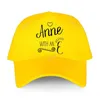 Casquettes de baseball Design drôle Baseball Yawawe chapeau coton Anne avec un E amusant livre amoureux adulte Original nouveauté casquette femmes chapeaux d'extérieur