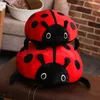 Śliczna gruba kreskówka Ladybird Plush Baby Toy Lalka miękka rzut na poduszkę pluszowe zwierzę zwierzęta Zwierzę