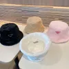 Bucket hat designer bucket hat Luxury hat letter solid color Material plush design hat temperament versatile casual style seaside beach wear hat multicolor nice