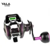 Rullar elektriska fiske BAITCASTING REELS 6 1BB 10 kg Power Low Profile Line Counter Fiske Tackle Gear Water Proof