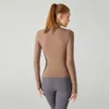 Lu Lu Align Sweats à capuche Yoga Stown Sportswear Veste de sport pour femme Vêtements de fitness Zip sur le devant Hauts à manches longues avec trou pour le pouce Haut d'entraînement de gymnastique pour femme Citron entraînement Gry