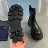 مصمم الثلوج أحذية النساء غاباردين بوت تشيلسي فاخرة منصة apres-ski bootie slip-on chunky dispanseroriginal024