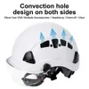 Cascos de escalada Casco de seguridad con gafas Casco de construcción con visera Gorra protectora de trabajo Casco de equitación Ventilación Cascos de escalada