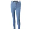 Jeans pour femmes Sexy taille haute dos fermeture éclair maigre tout-match mode Streetwear décontracté Denim femme pantalon crayon pantalon vêtements