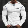 Moletom Com Capuz Masculino Com Capuz De Algodão Sólido Slim Fit Moda Hip Hop Street Sweater Masculino Respirável Casaco Esportivo De Algodão Casual Manga Longa S-3XL T231220