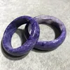 Figurine decorative Braccialetti di charoite naturale Drago viola Cristallo Ametista Pietra curativa Reiki Gioielli di moda fai da te Yoga