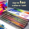 Crayon 48120160150180 Professional Oil Color Pencil Soft Wood Watercolor crayon de couleur Drawing pencils School Art Supplies 231219