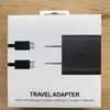 Kit de cargador súper rápido de 45 W para Samsung Galaxy S23 NOTA 20 Bloque de cargador ultra rápido EP-TA845 Adaptador PD con paquete minorista izeso