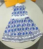 New child dresses high quality Sleeveless baby dress Size 110-160 designer girl skirt Pattern full print toddler frock Dec10