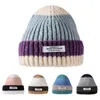 Береты, модная вязаная шапка, шапка-бини, утепленная, ветрозащитная, защита ушей, осень-зима, синтетический парик, шапочки