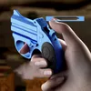 Mini pistolet à balle molle Delinje à double canon, simulation de coquille de lancer, pistolet jouet pour enfants, modèle pratique d'arrachage à la main, modèle scientifique et éducatif