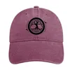 Ball Caps Iron Tree Dojo Logo Zwarte Cowboyhoed Man Luxe Paard Papa Dames Heren