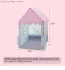 Toy Tents Kids Play Tent Kids Indoor Outdoor Castle Tent Baby Princess Game House Girl Oversized House Folding Castle Gifts Tents Toy Q231220