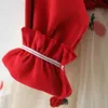 Robes de fille Ladka 6m-3t Robes de bébé nouveau-né printemps pour fille princesse en dentelle premier anniversaire robes de fête de fille rouge tenues vêtements 2023