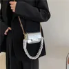 女性用ファッションレーザーリップスティックバッグ高品質のPUショルドバッグの高級財布とハンドバッグデザイナークロスボディキュートサッチェル231220