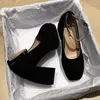 Модельные туфли Мэри Джейн, женские элегантные туфли на высоком каблуке, осень 2024, сандалии на платформе на массивном каблуке, дизайнерские туфли-лодочки для вечеринок, Zapatos Mujer