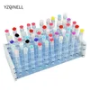 50pcs Eyebrow Brush Tube Eyelash Brush Tube Rack 50 Holes 3 Layers Plastic Holder Dust-Proof Mascara Sticks Applicators Makeup 231220