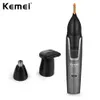 Kemei ProtecTube neushaartrimmer met maximaal comfort Heren precisietrimmer voor oren, wenkbrauwen, nek en bakkebaarden 231220