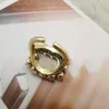 Paar ringen nagelontwerper liefde voor dames heren bruiloft luxe verloving Bijoux cjewelers letter g vintage eenvoudige open ring diamant brons koop er een