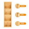 Storage Bottles Simple Kitchen Tableware Drawer Organizer Bamboo Expandable For Forks Spoons Utensils Boxes Compact Cutlery Tool