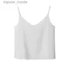 Dames Tanks Camis 100% Linnen Dames Zomer Hemdje Tank Top Sexy V-hals Los Casual Verstelbare Band Basis Street chic Tops Koreaanse Harajuku Gewassen L231220