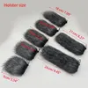 Microphones 587D Microphone Windscreen Cover Furry Wind Windproof Sleeve 9-24cm For InterVIEW