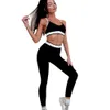 Lu Align Lu Yoga Suit AL ensemble de vêtements couleur contrastée croisé beau dos soutien-gorge de sport pantalon de fitness entraînement de course Pilates Lemon Workout Gry LL