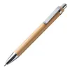 50 pezzi lotto penna a sfera in bambù stilo contatto materiale scolastico per ufficio penne regali per scrittura con inchiostro blu 231220