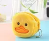 Étudiant portefeuille dessin animé en peluche en trois dimensions Coin Purse Migne Cartoon Coin Purse Key Sac Femmes Portefeuilles Fournitures de fête DF200